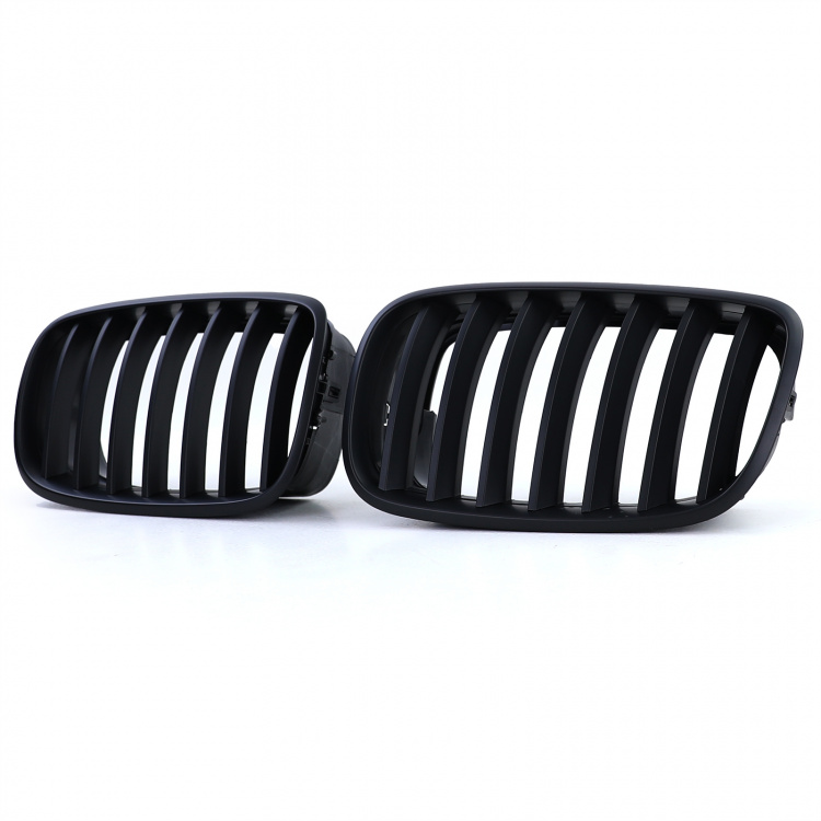Upgrade Sportgrill Nieren für BMW X5 E70 / X6 E71 08-14 schwarz matt